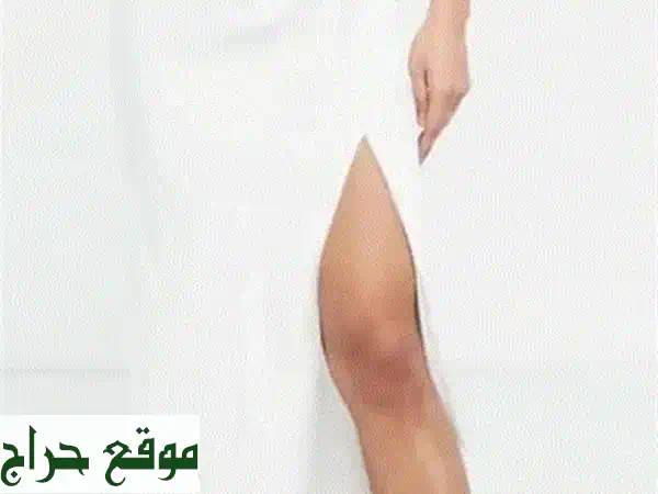 فستان زفاف ASOS Rosanna ساتان أبيض جديد مقاس 44 | إطلالة عصرية ساحرة بفتحة جانبية جذابة 3