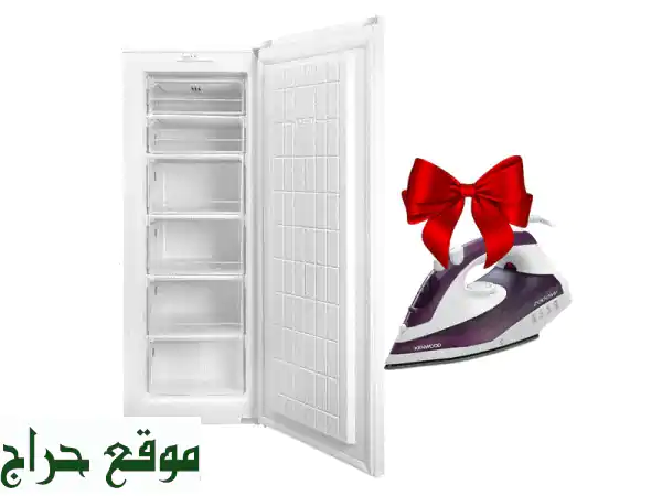 عرض حصري: فريزر بلاتينيوم نوفروست رأسي 6 أدراج + مكواة كينوود بخار هدية! جديد بضمان سنة