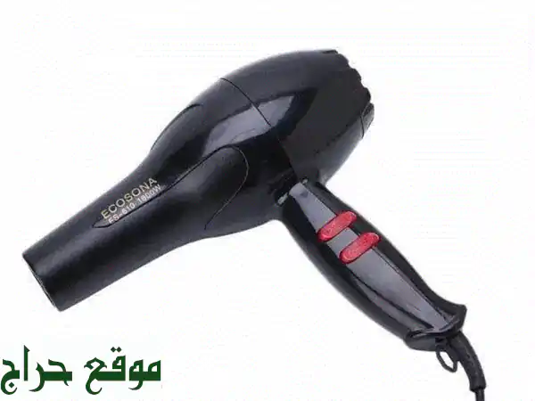 مجفف شعر ECOSONA الاحترافي: قوة، سرعة، ولمعان لشعرك بـ 4.000 د.ب فقط!