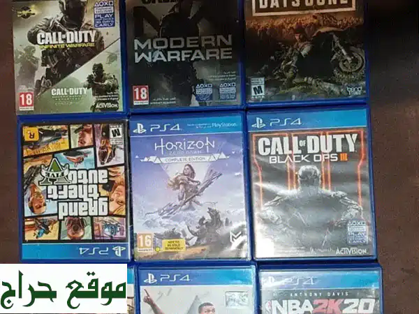 فرصة لا تُعوّض! بلايستيشن 4 سليم (PS4 Slim) نظيف جداً - مع 3 أيدي و 9 ألعاب أصلية في الدكوانة! 3
