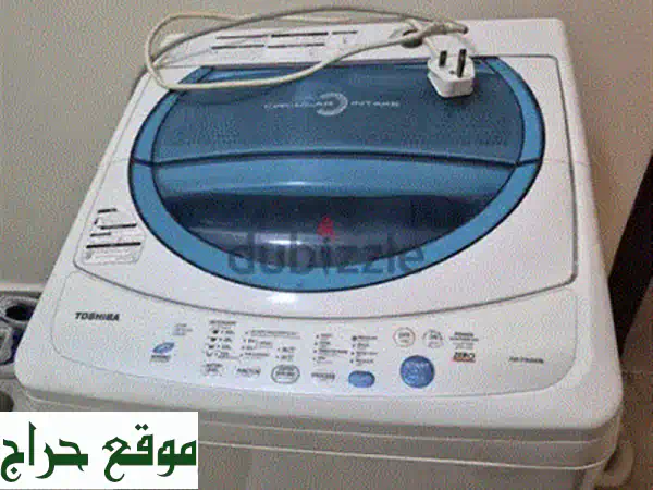 غسالة توشيبا للبيع | شبه جديدة، نظافة فائقة، استخدام خفيف جداً 3