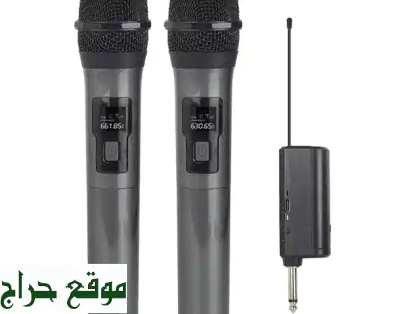 مايك لاسلكي UHF قناتين احترافي | صوت نقي وثابت لأدائك! توصيل لكل لبنان. 4