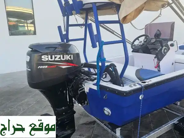 طراد ماشواه كاتاماران 14 قدم موديل 2023 للبيع في أم القيوين - محرك سوزوكي 60 حصان بحالة ممتازة! 2