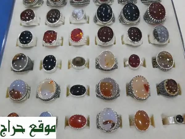خواتم فضة 925 بالعقيق اليماني الأصلي | أناقة رجالية متفردة وجودة لا تُضاهى 2