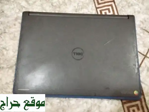 لابتوب dell للمدارس للبيع مكسور من أطراف الشاشة يشتغل معا شاحن استعمل سنة لون أسود ومن الأطراف أزرق ... 2