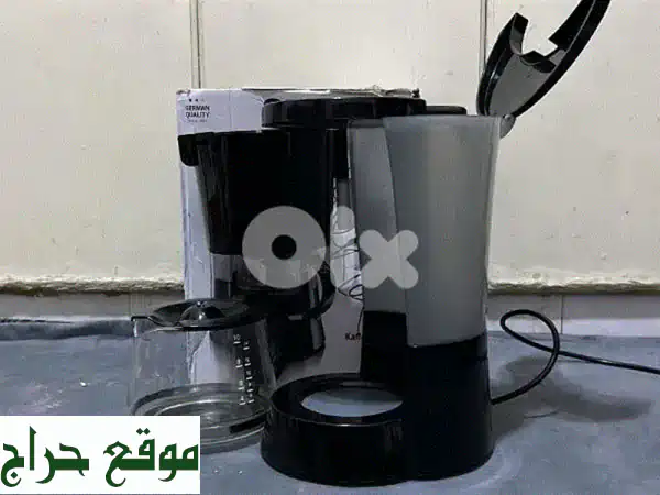 ماكينة قهوة ألمانية أصلية: جودة كالجديد بالكرتونة! قهوتك المثالية تبدأ هنا.