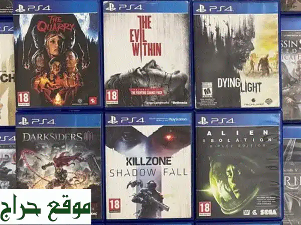 ✨ ألعاب PS4 للبيع والبدل | اكتشف عالمك الجديد! تشكيلة ضخمة من أروع ألعاب بلايستيشن 4 النادرة والمميزة (كول أوف ديوتي، سبايدر مان، ذا لاست أوف أس) بأفضل الأسعار والعروض الحصرية! ✨ 2