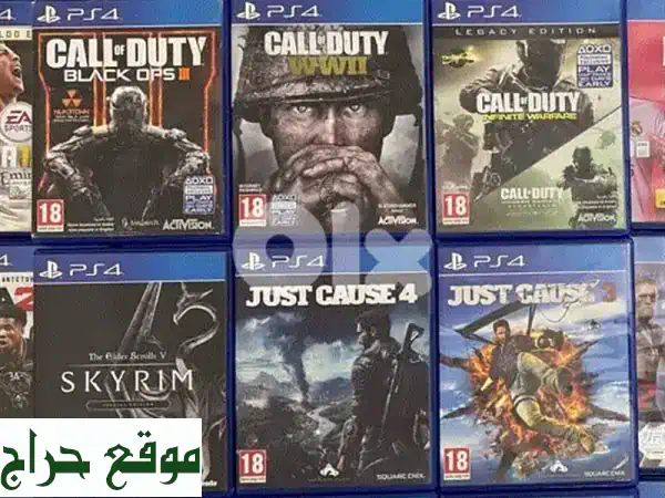 ✨ ألعاب PS4 للبيع والبدل | اكتشف عالمك الجديد! تشكيلة ضخمة من أروع ألعاب بلايستيشن 4 النادرة والمميزة (كول أوف ديوتي، سبايدر مان، ذا لاست أوف أس) بأفضل الأسعار والعروض الحصرية! ✨ 3