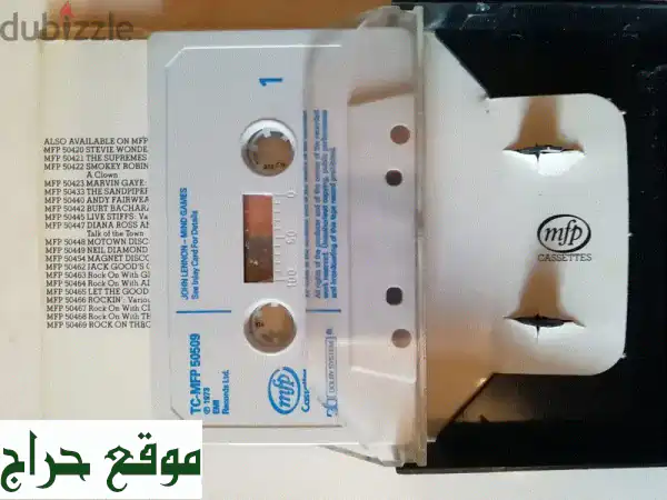 كاسيت John Lennon – Mind Games: تحفة نادرة بسعر نهائي (تواصل واتساب) 2