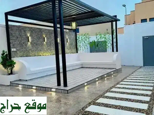 حوّل مساحتك الآن! | تركيب برجولات، مظلات سيارات، وبوابات أمان وجاذبية