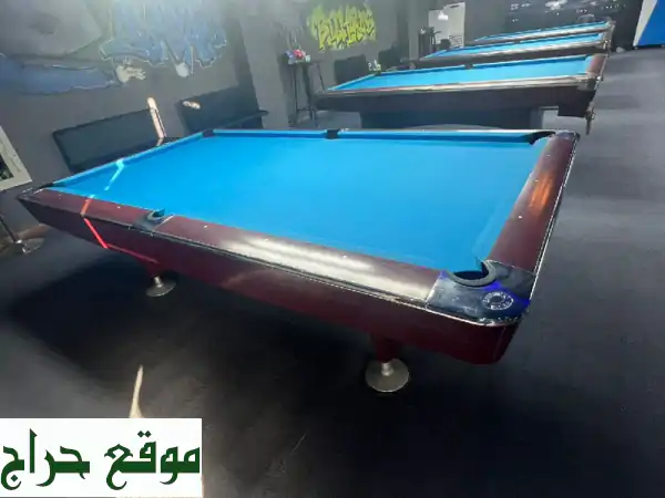 فرصة لا تعوض: 6 طاولات بلياردو احترافية للبيع في عجمان (الجرف) | دايموند، برونزويك، ويراكا بحالة ممتازة! 3