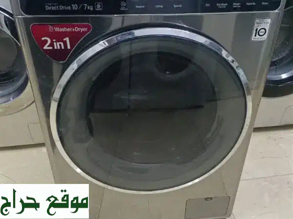 ⚡️ فرصة لا تعوض! غسالة ونشافة LG 10 كجم 2 في 1 للبيع | حالة ممتازة وتوفير كبير! ⚡️ 2