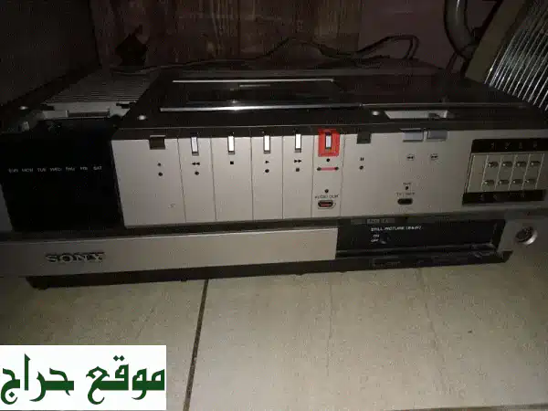 فرصة ذهبية لمحبي التراث: 2 جهاز Sony Betamax SL-T7 ME VCR متعدد الأنظمة + ستيريو Panasonic RX-ES29 الأصلي! 2