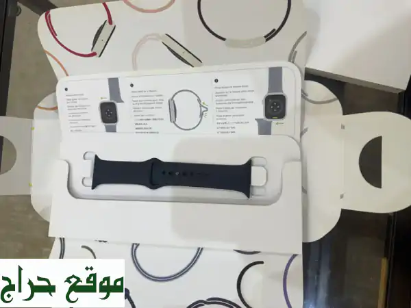 ✨ فرصة نادرة! Apple Watch S9 45mm GPS Midnight | جديدة لم تُفعل | كامل الملحقات | الرياض