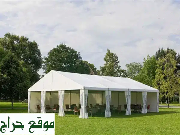 خيم ومواقف أحلامك: جودة، تصميم، تركيب | مناسبات، مشاريع، حماية متكاملة 3