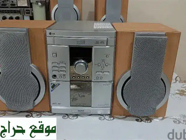 اكتشف LG ستيريو ياباني أصلي: جودة صوت تحاكي الواقع وتصميم مبهر!