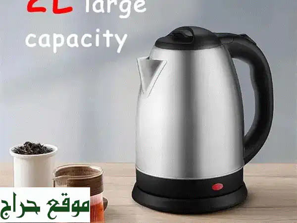 AKOVA غلاية كهربائية 2 لتر ستانلس ستيل | تسخين فوري لمشروباتك الساخنة! 2