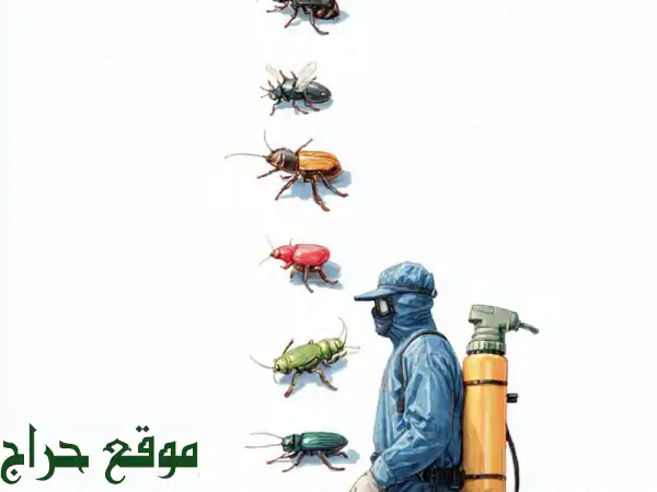 وداعًا للحشرات نهائيًا! شركة جزيرة الثلج: مكافحة حشرات فورية بضمان سنة