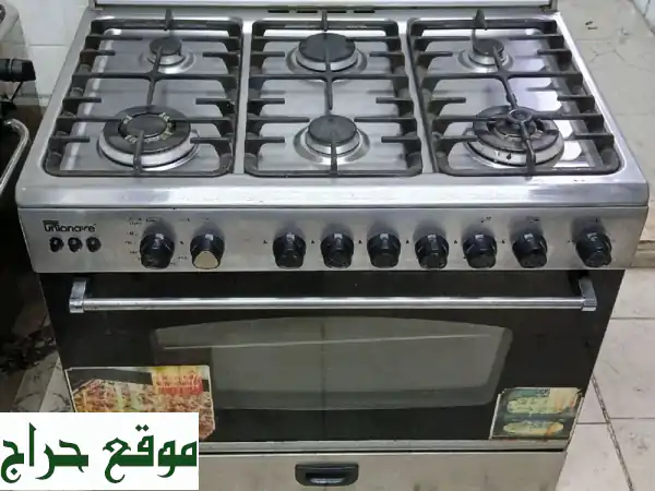 فرصة استثنائية: طباخة 6 عيون تركية (60*90) نظيفة جداً بحالة ممتازة - 550 درهم فقط!