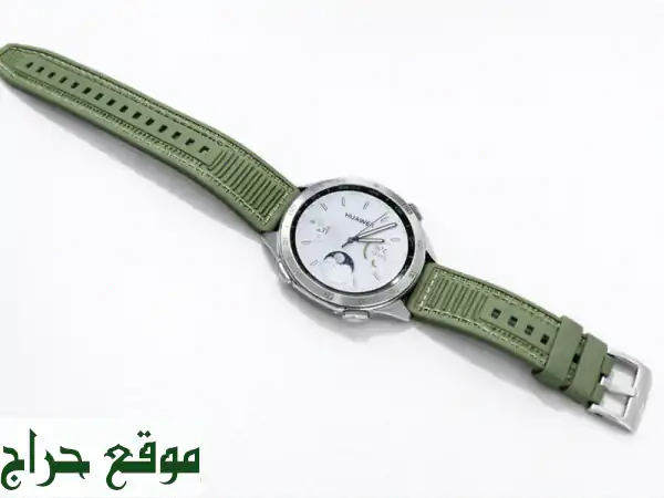 ساعة هواوي GT 4 خضراء للبيع - نظيفة جداً كأنها جديدة بسعر 350!