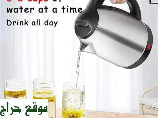 AKOVA غلاية كهربائية 2 لتر ستانلس ستيل | تسخين فوري لمشروباتك الساخنة! 4