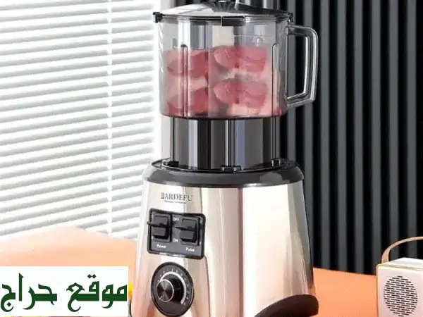 خلاط Bardefu 3 في 1: قوة 8500 واط | 15 سرعة | محضرة طعام، مفرمة ومطحنة | Bardefu لمطبخك الذكي 3