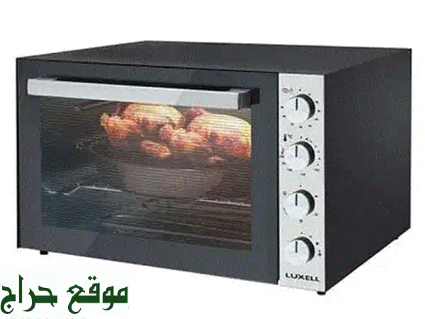فرن كهربائي LUXELL تركي 70 لتر: قوة 2500 واط، مروحة Convection وإضاءة داخلية | نتائج احترافية! 2