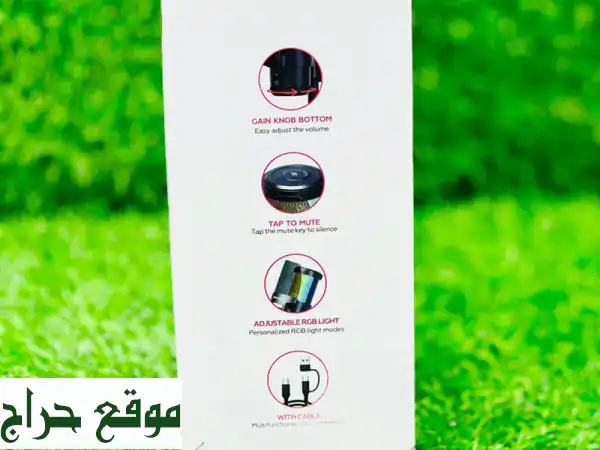 ميكروفون Jmary MC-PW13 RGB الأفضل للألعاب والبث المباشر (Plug & Play) | صوت نقي احترافي في عمان! 3