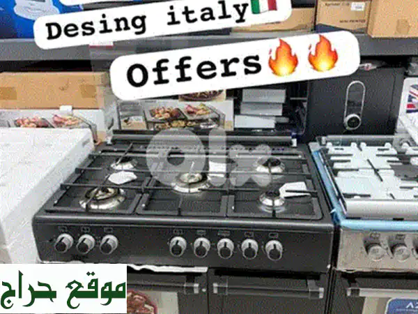 بوتاجاز Campomatic Superchef 5 شعلة غاز | جديد بكفالة سنة | جودة عالية بسعر $399 4