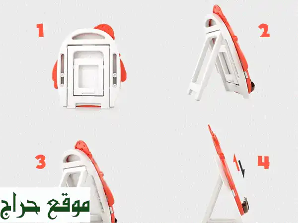 سبورة أطفال بطريق مغناطيسية مع كرسي | HDPE قابلة للتعديل للرسم والتعلم الآمن 2