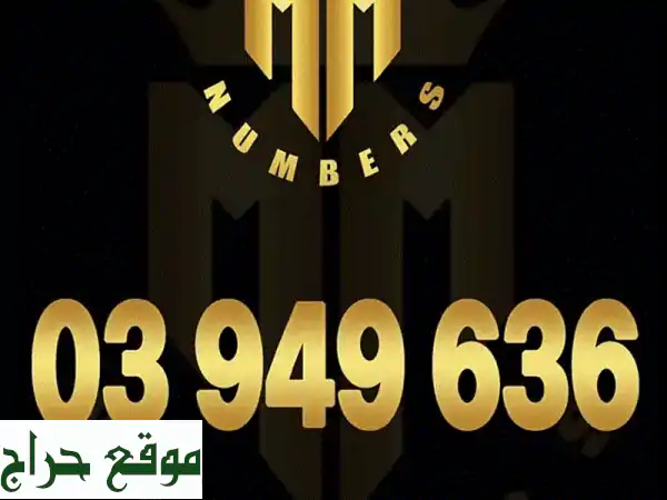 امتلك رقم Touch 03 المميز الآن! أرقام مسبقة الدفع بـ 250$ فقط. 4