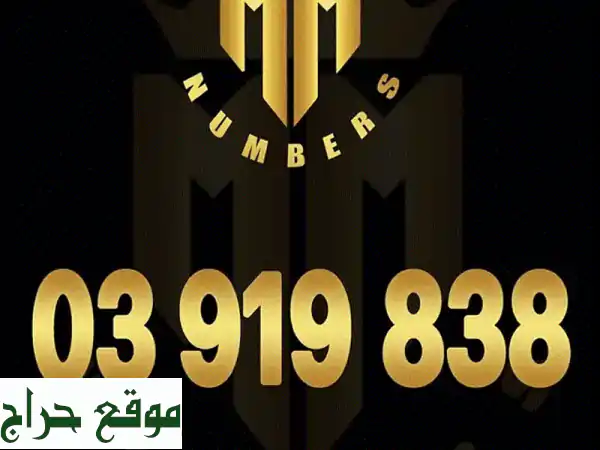 امتلك رقم Touch 03 المميز الآن! أرقام مسبقة الدفع بـ 250$ فقط. 2