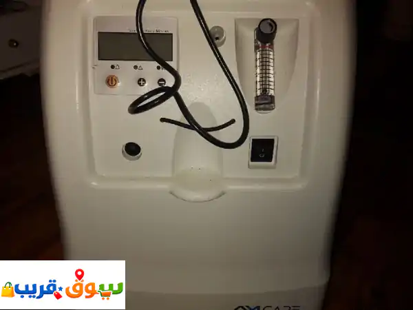 جهاز أكسجين شبه جديد (استخدام 3 مرات فقط) جهاز...