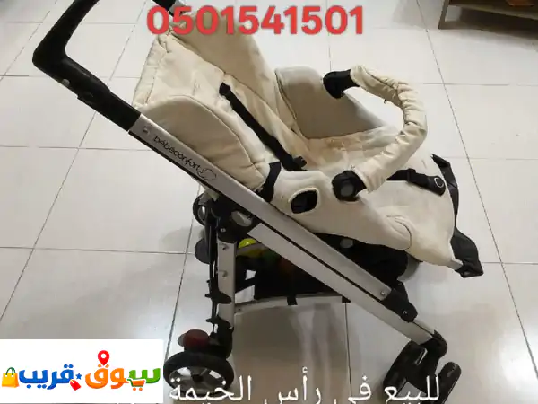 عربة اطفال ممتازة وفي حالة ممتازة للبيع في رأس الخيمة