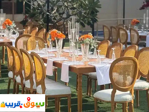 Tables and chairs