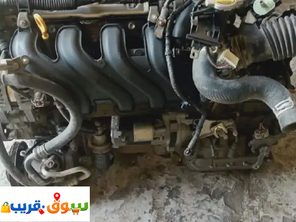 للبيع ماكينة تويوتا ياريس كاملة ومع الجير وأغراضها الكمبريسر ودينوا شرش وكويلات والظفيرة والكمبيوتر ...