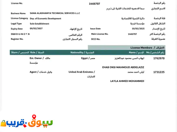 للبيع رخصة مقاولات دبي البيع لأعلى سعر. ليس عليها أي مشاكل. ليس لها حساب بنكي. التواصل واتساب أو ...