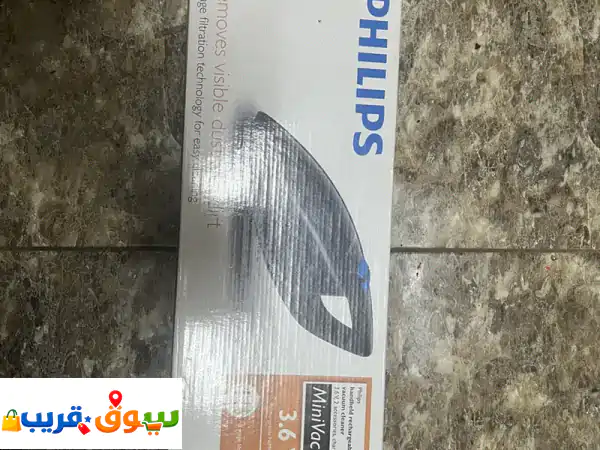 لا تفوت! مكنسة فيليبس MiniVac 3.6V يدوية لاسلكية بحالة ممتازة – مثالية لسيارتك ومنزلك