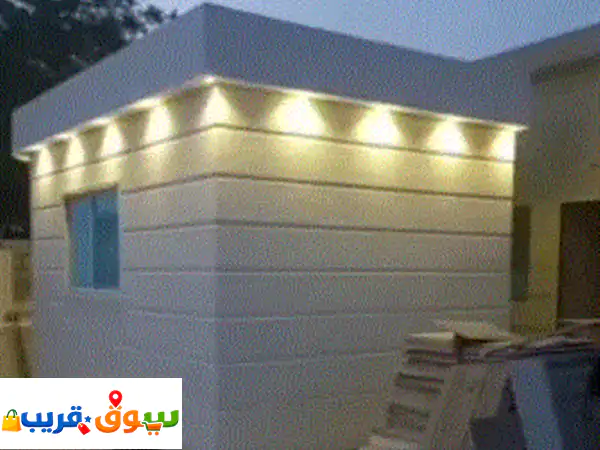 نوفر جميع أنواع الكرفانات. مجالس عربية مطاعم كوفي شوب مساجد فلل غرف حراسة سكن عمال 3