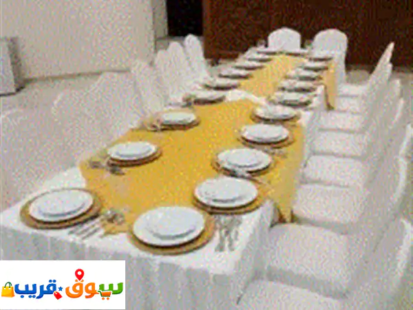 تأجير جميع أنواع الطاولات الطعام والكراسي وخدمات البوفية والسرفيس والكراسي لكل المناسبات والحفلات ... 3