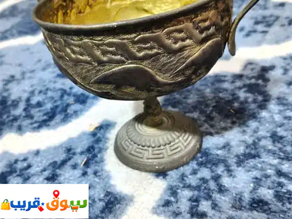 vintagestyle metal chalice