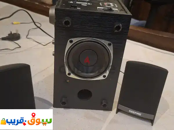 نظام سماعات جيباس (Geepas 2.1 Channel Speaker System