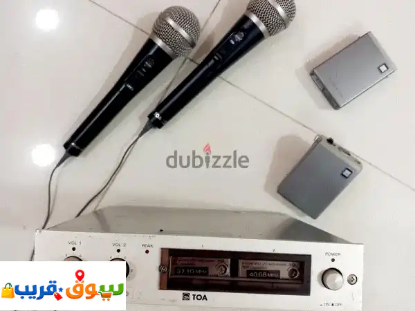 TOA Made in Japan Vintage wireless mic set