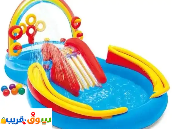 Intex Rainbow Pool for kids   مسبح انتكس للاطفال 3