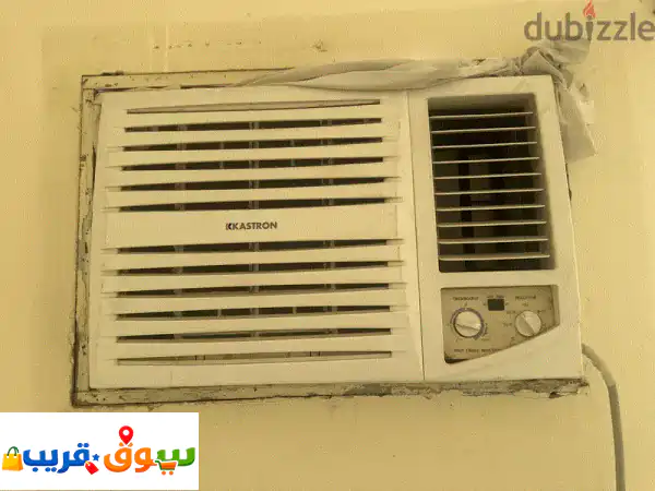وفر الآن! مكيف شباك كاسترون 2 طن مستعمل - تبريد قوي بـ 45 د.ب فقط! (بحالة ممتازة)