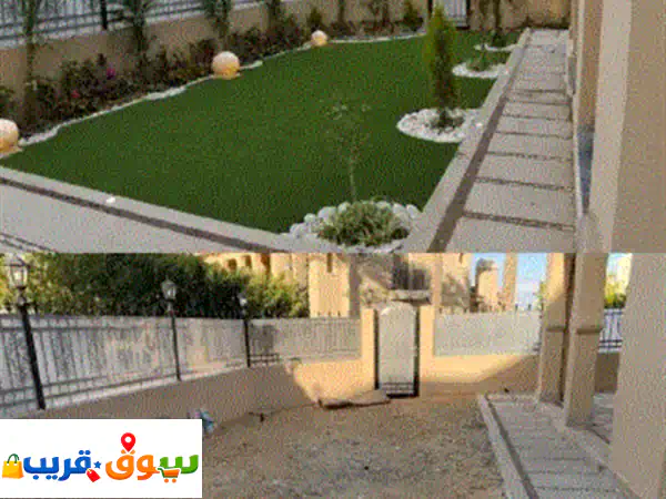 تبغى حديقة تفتح النفس أو جلسة خارجية فخمة ومرتبة أحنا نوفر لك تصميم حدائق، ثيل طبيعي وصناعي ملاعب ... 3