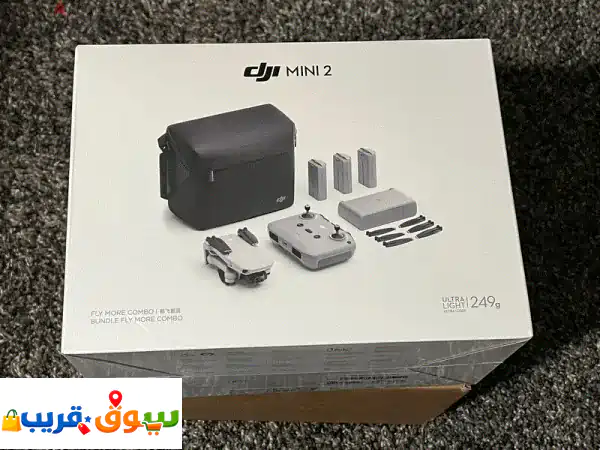 DJI Mini 2 Fly More Combo Quadcopter w Remote Controller