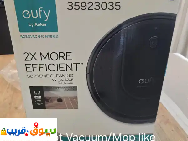 فرصة لا تفوت: مكنسة روبوت Eufy Robovac الذكية لتنظيف منزلك - بحالة الجديد مع جميع قطع الغيار الأصلية! 2