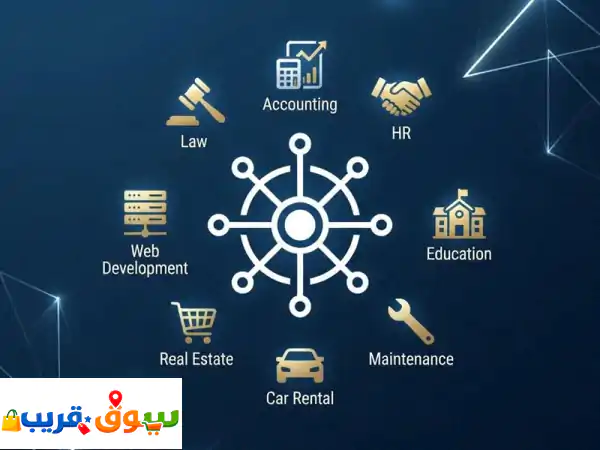 حلول رقمية متكاملة لإدارة أعمالك باحترافية نوفر أنظمة ذكية لإدارة المحاماة، المحاسبة، الموارد ...
