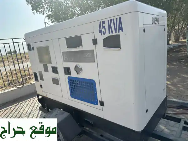 مولد بئر كنز 45 kva/ موديل 2023 / ممشى 3 ألاف ساعة فقط للتواصل